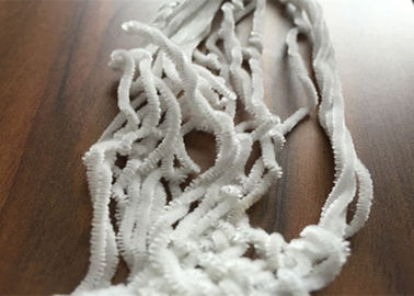 Porcellana Filato bianco della ciniglia del poliestere, immaginazione 5nm che tricotta filato rispettoso dell'ambiente fornitore