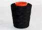 Tenacia filata il nero riciclata del filato di poliestere alta per tricottare tessuto o i vestiti fornitore